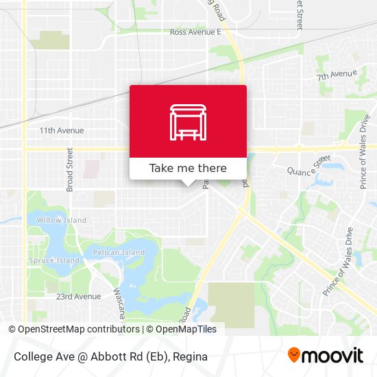 College Ave @ Abbott Rd (Eb) map