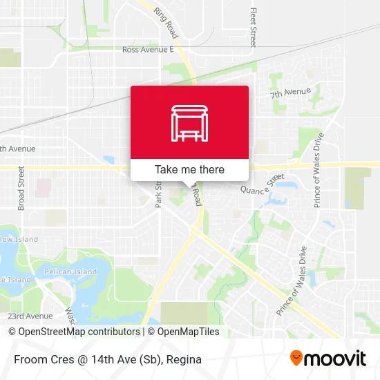 Froom Cres @ 14th Ave (Sb) map