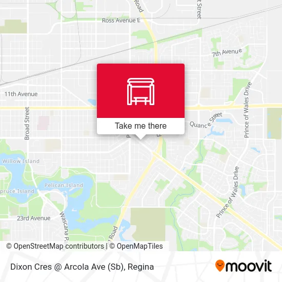 Dixon Cres @ Arcola Ave (Sb) map