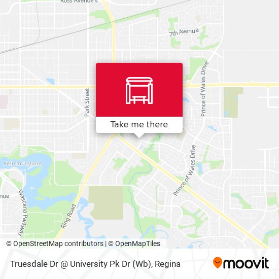 Truesdale Dr @ University Pk Dr (Wb) map