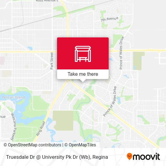 Truesdale Dr @ University Pk Dr (Wb) map