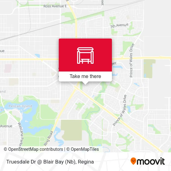 Truesdale Dr @ Blair Bay (Nb) map