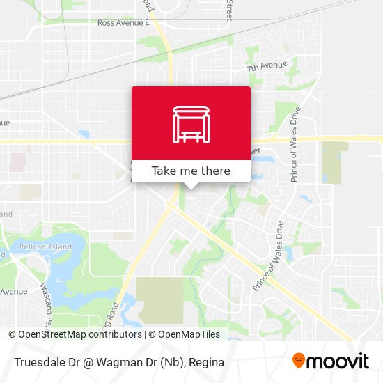 Truesdale Dr @ Wagman Dr (Nb) map