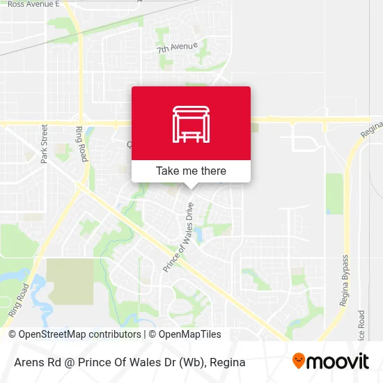 Arens Rd @ Prince Of Wales Dr (Wb) map