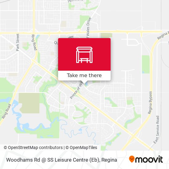 Woodhams Rd @ SS Leisure Centre (Eb) map