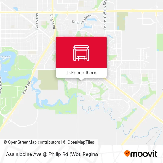 Assiniboine Ave @ Philip Rd (Wb) map