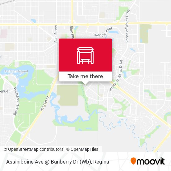 Assiniboine Ave @ Banberry Dr (Wb) map