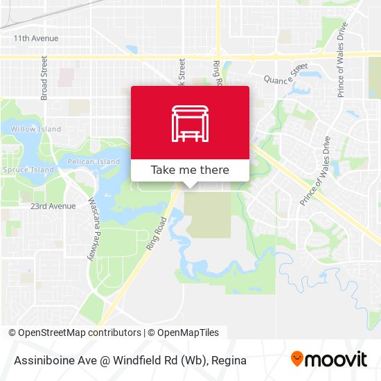 Assiniboine Ave @ Windfield Rd (Wb) map