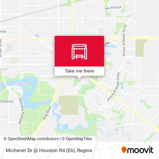 Michener Dr @ Houston Rd (Eb) map
