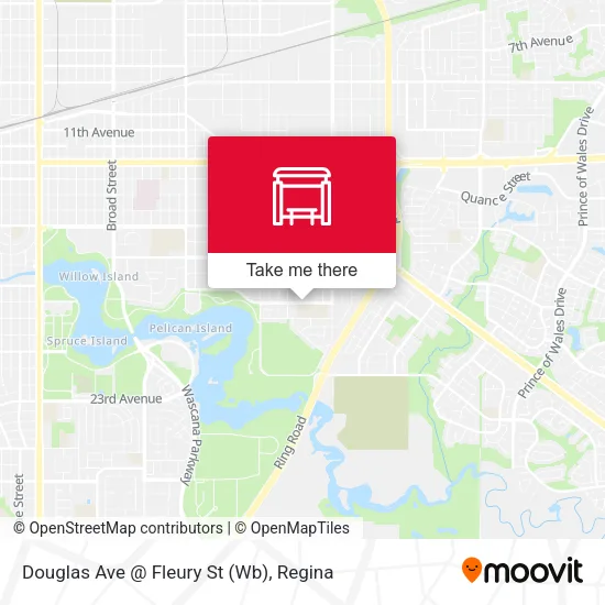 Douglas Ave @ Fleury St (Wb) map