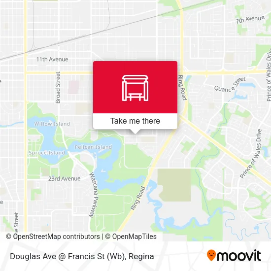 Douglas Ave @ Francis St (Wb) map