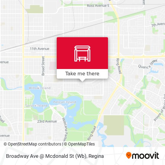 Broadway Ave @ Mcdonald St (Wb) plan