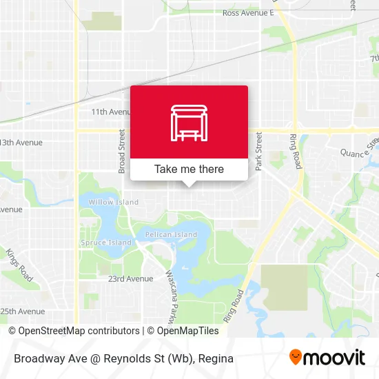 Broadway Ave @ Reynolds St (Wb) map