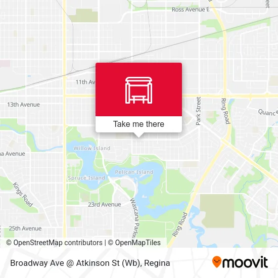 Broadway Ave @ Atkinson St (Wb) map