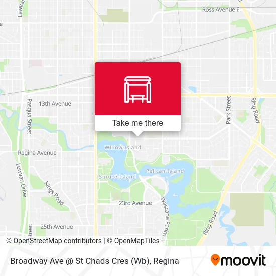 Broadway Ave @ St Chads Cres (Wb) map