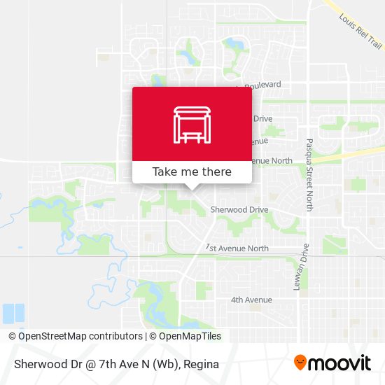 Sherwood Dr @ 7th Ave N (Wb) map