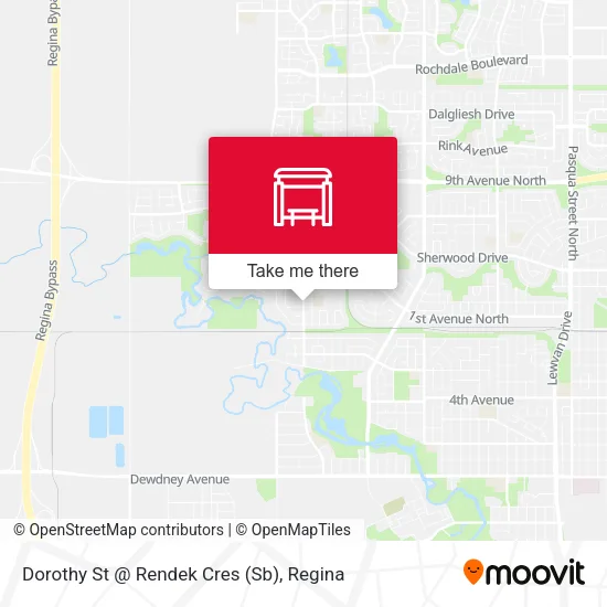 Dorothy St @ Rendek Cres (Sb) map