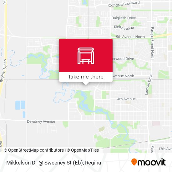 Mikkelson Dr @ Sweeney St (Eb) plan