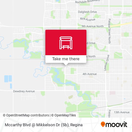 Mccarthy Blvd @ Mikkelson Dr (Sb) map