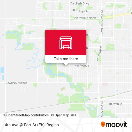 4th Ave @ Fort St (Eb) map