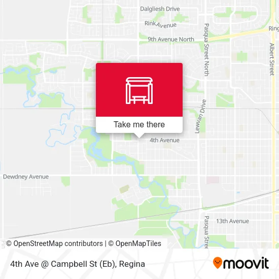 4th Ave @ Campbell St (Eb) map