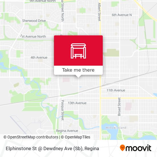 Elphinstone St @ Dewdney Ave (Sb) map