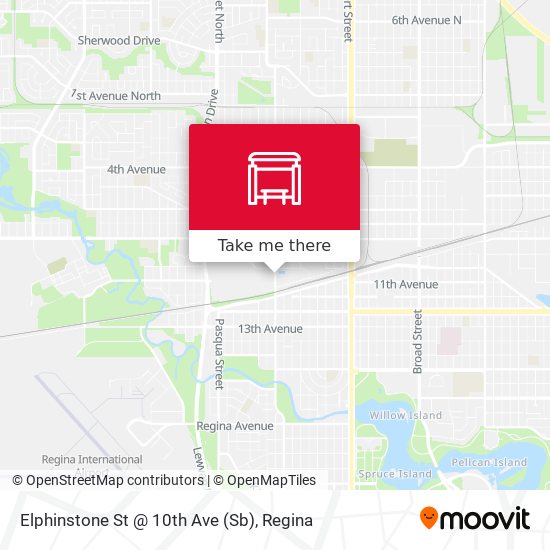 Elphinstone St @ 10th Ave (Sb) map