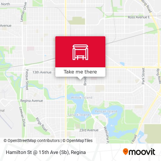 Hamilton St @ 15th Ave (Sb) map