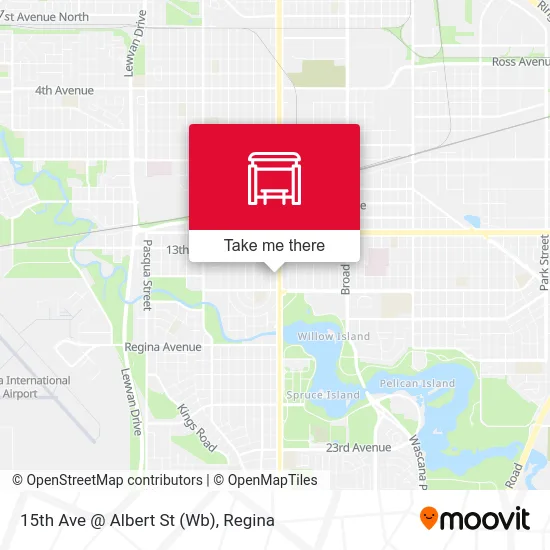 15th Ave @ Albert St (Wb) map