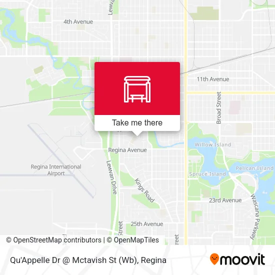 Qu'Appelle Dr @ Mctavish St (Wb) map
