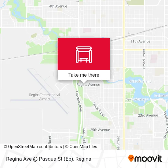 Regina Ave @ Pasqua St (Eb) map