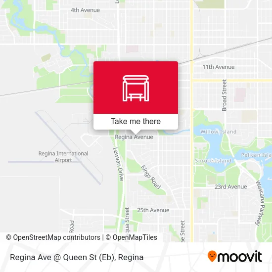 Regina Ave @ Queen St (Eb) map