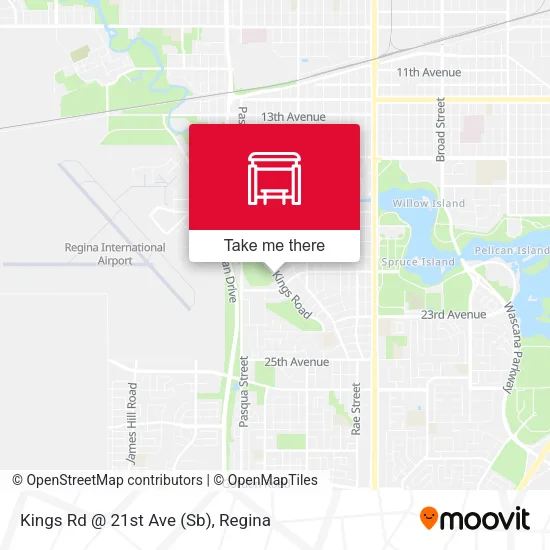 Kings Rd @ 21st Ave (Sb) map