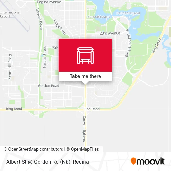 Albert St @ Gordon Rd (Nb) map