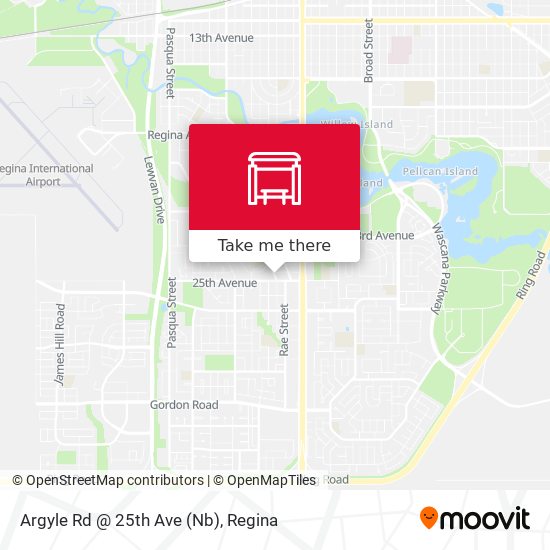 Argyle Rd @ 25th Ave (Nb) map