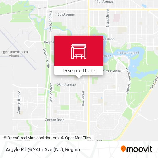 Argyle Rd @ 24th Ave (Nb) map