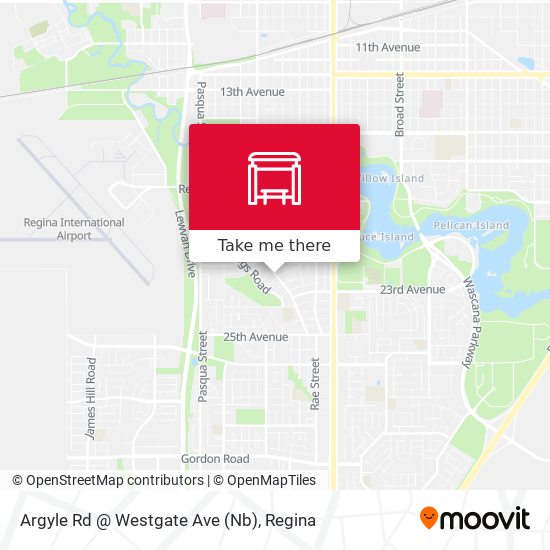 Argyle Rd @ Westgate Ave (Nb) map