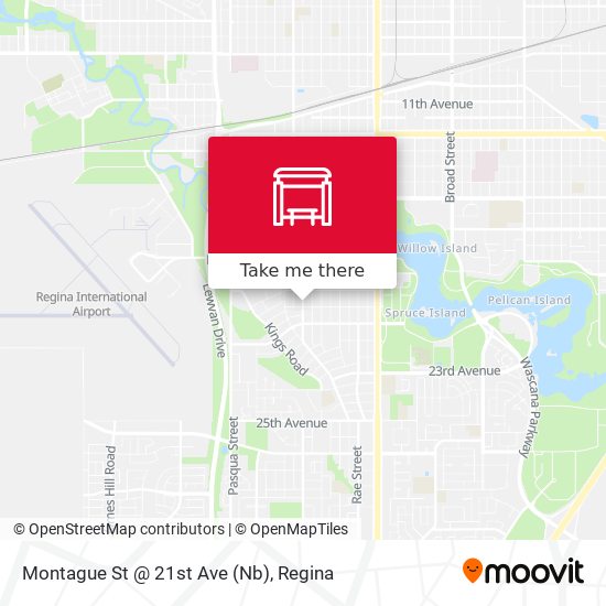 Montague St @ 21st Ave (Nb) map