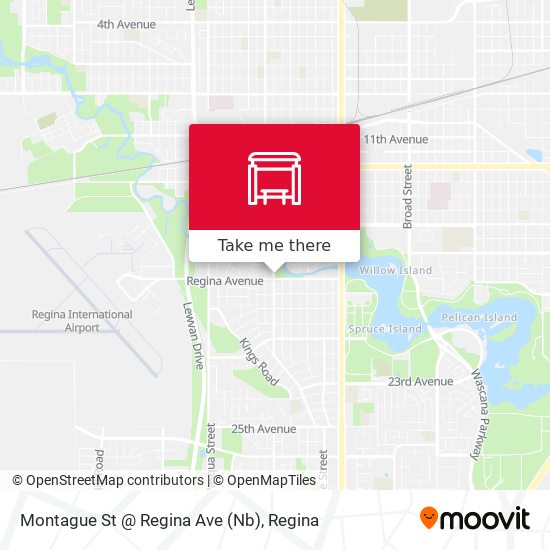 Montague St @ Regina Ave (Nb) map