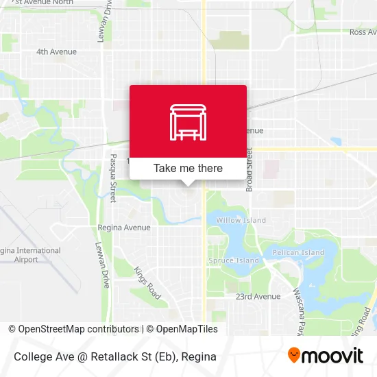 College Ave @ Retallack St (Eb) map