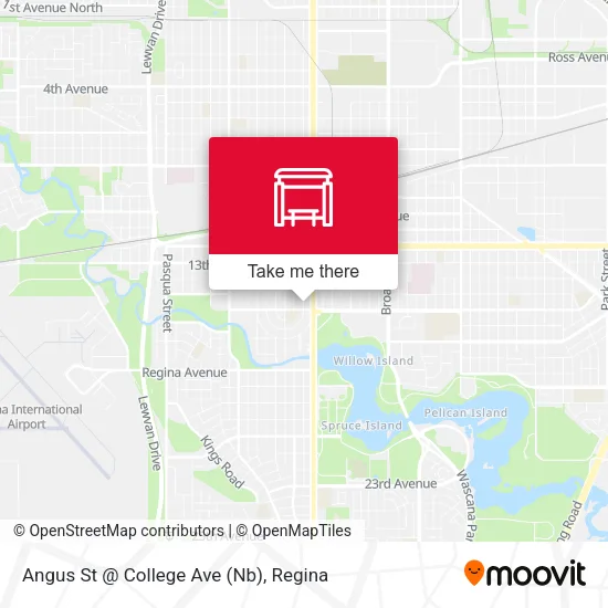 Angus St @ College Ave (Nb) map