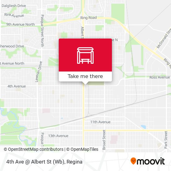 4th Ave @ Albert St (Wb) plan