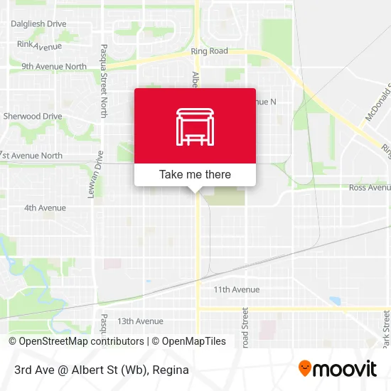 3rd Ave @ Albert St (Wb) map