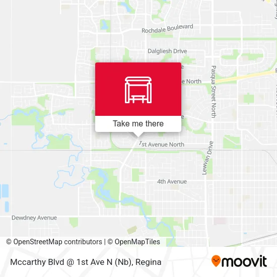 Mccarthy Blvd @ 1st Ave N (Nb) map