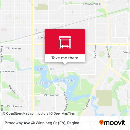 Broadway Ave @ Winnipeg St (Eb) map