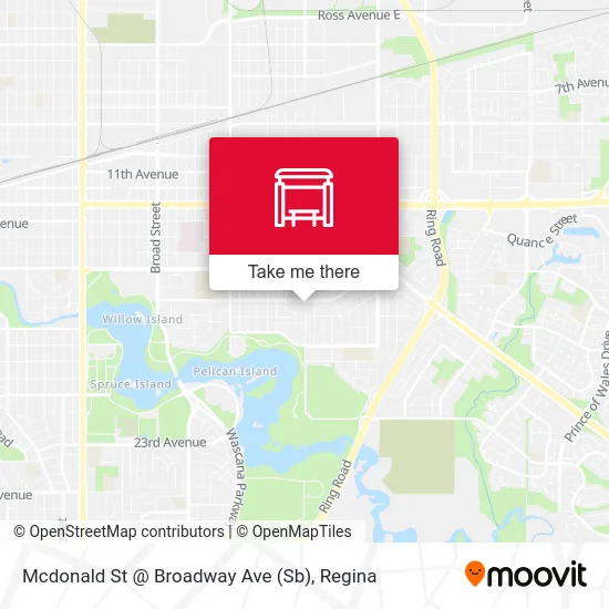 Mcdonald St @ Broadway Ave (Sb) map