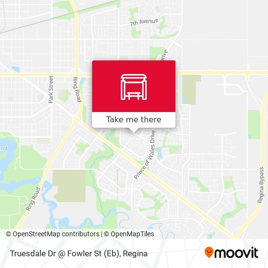 Truesdale Dr @ Fowler St (Eb) map