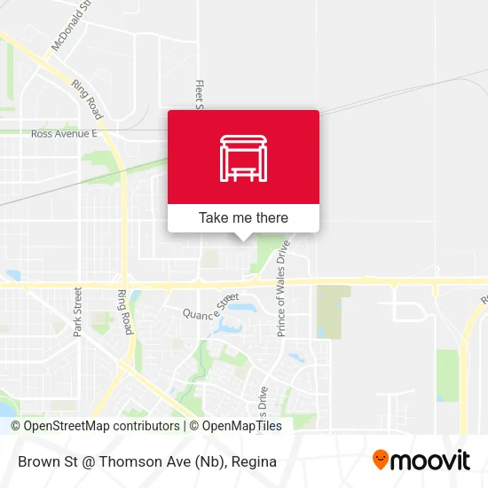 Brown St @ Thomson Ave (Nb) map
