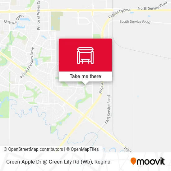 Green Apple Dr @ Green Lily Rd (Wb) map
