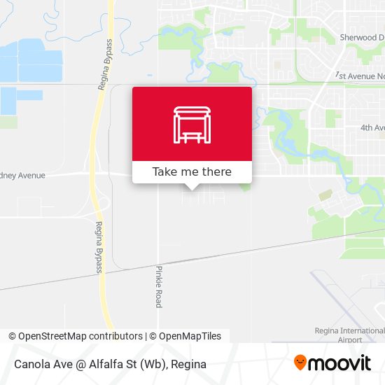 Canola Ave @ Alfalfa St (Wb) map